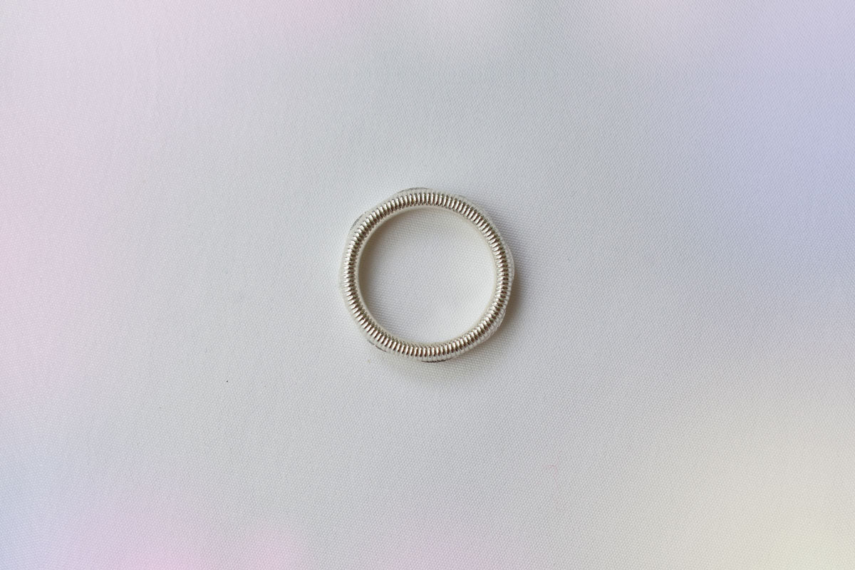 Serpentine Ring silver