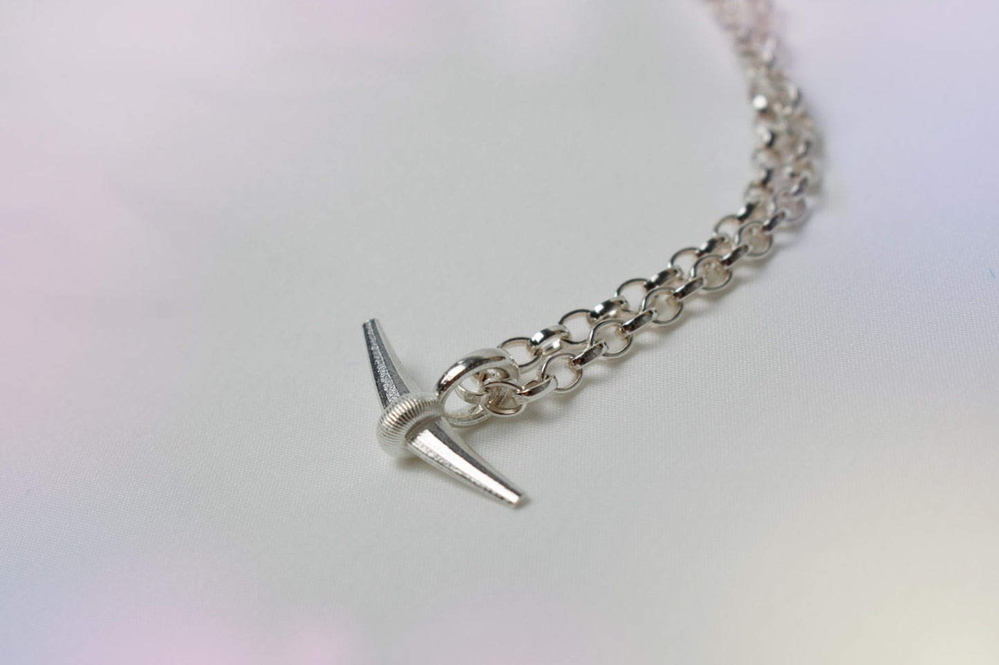 Pestle Pendant silver – 20" belcher chain