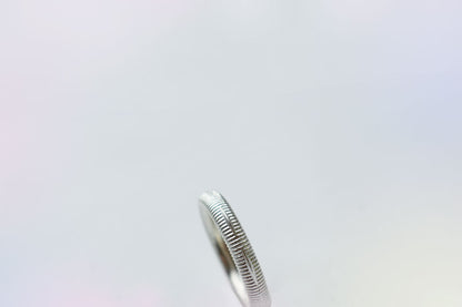 Serpentine Ring silver